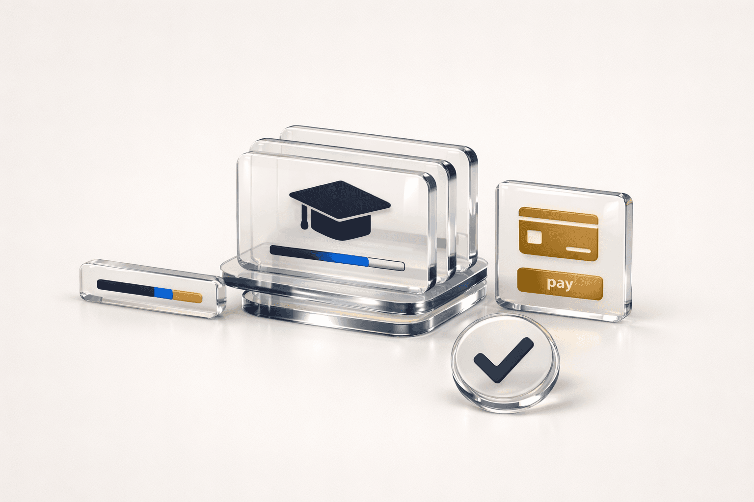 Education landing + payments